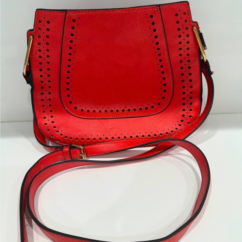 Coral Colored Franco Sarto Crossbody Bag